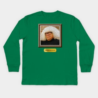 Ongo Derivative! Oil Painting Always Sunny Kids Long Sleeve T-Shirt